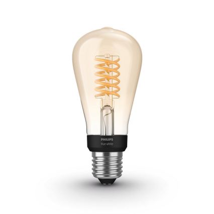 LED-pære dæmpbar Philips Hue WHITE FILAMENT ST64 E27/7W/230V 2100K