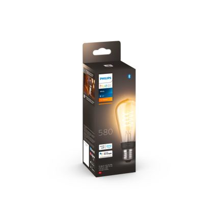 LED-pære dæmpbar Philips Hue WHITE FILAMENT ST64 E27/7W/230V 2100K