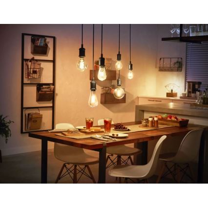 LED-pære dæmpbar Philips Hue WHITE FILAMENT ST72 E27/7W/230V 2100K