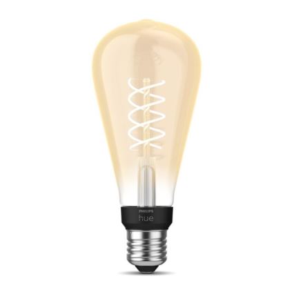 LED-pære dæmpbar Philips Hue WHITE FILAMENT ST72 E27/7W/230V 2100K