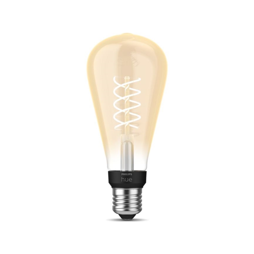 LED-pære dæmpbar Philips Hue WHITE FILAMENT ST72 E27/7W/230V 2100K