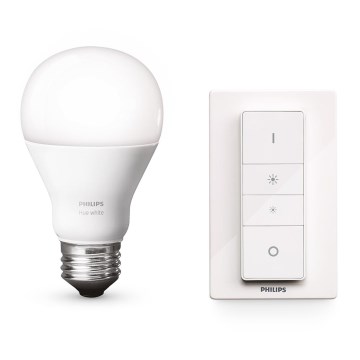 LED-pære dæmpbar Philips Hue WIRELESS DIMMING KIT 1xE27/9,5W/230V