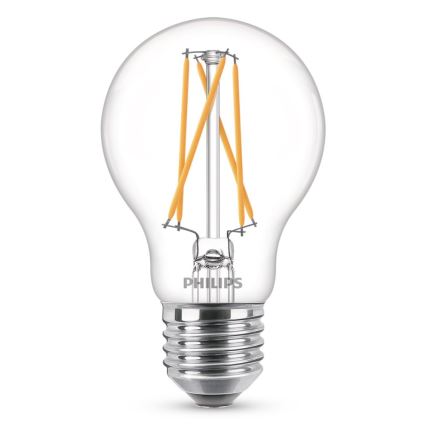 LED-pære dæmpbar Philips Warm Glow E27/7W/230V 2200-2700K CRI 90