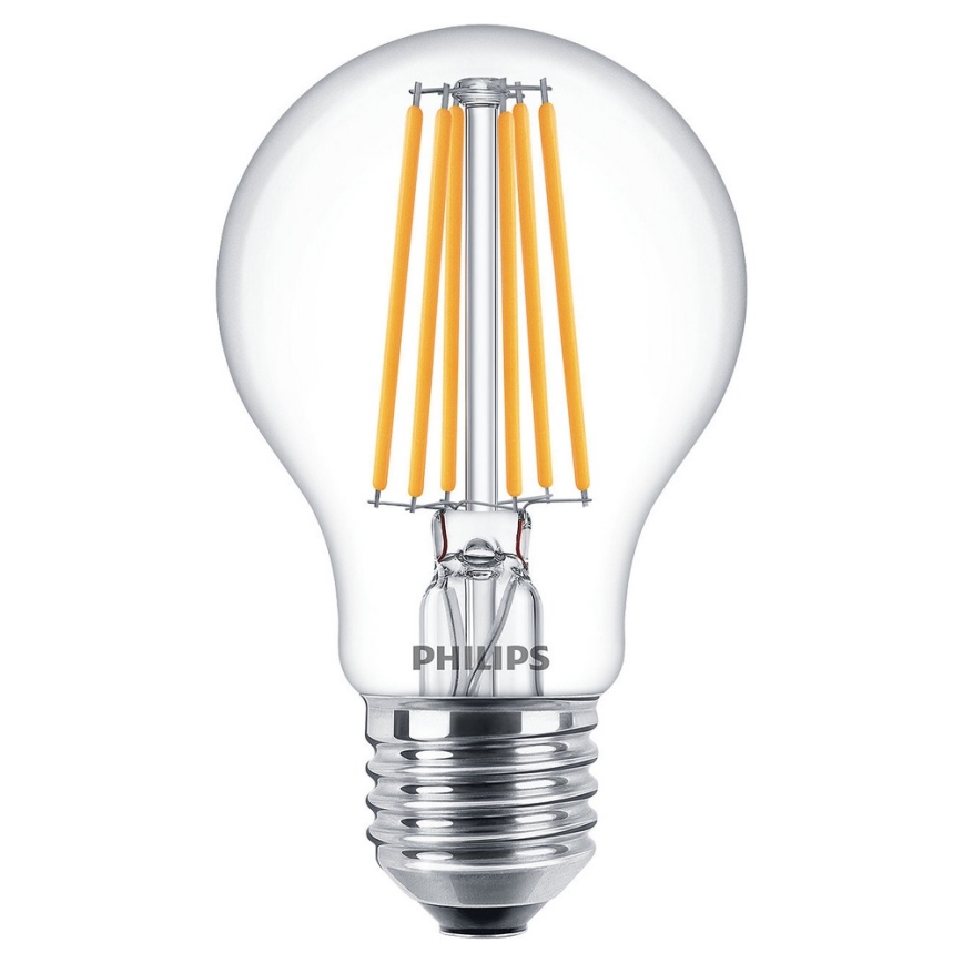 LED-pære dæmpbar  Philips Warm Glow E27/8W/230V 2200K-2700K 