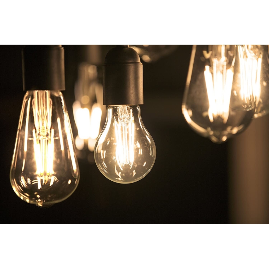 LED-pære dæmpbar  Philips Warm Glow E27/8W/230V 2200K-2700K 