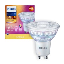 LED-pære dæmpbar Philips Warm Glow GU10/3,8W/230V 2200-2700K CRI 90