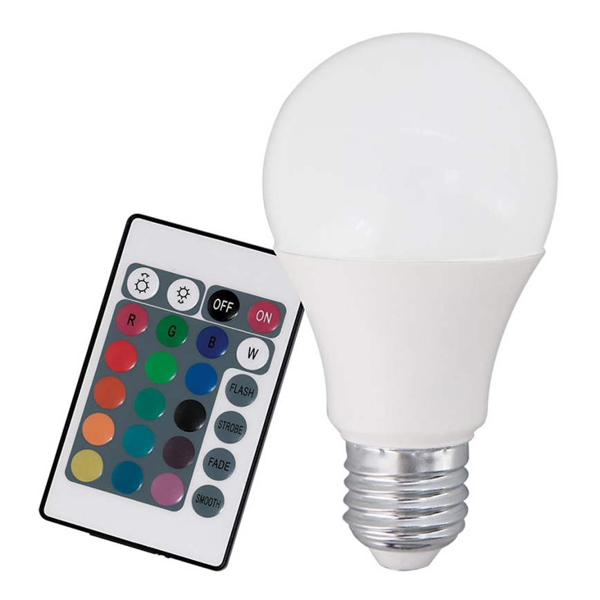 LED-pære dæmpbar RGB A60 E27/6W/230V 3000K - Eglo