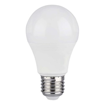 LED-pære dæmpbar RGB-farver A60 E27/8,5W/230V 4000K + fjernbetjening