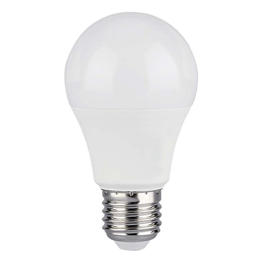 LED-pære dæmpbar RGB-farver A60 E27/8,5W/230V 4000K + fjernbetjening