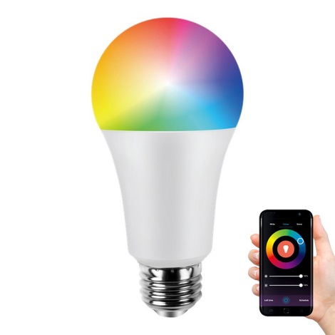 LED-pære dæmpbar RGB-farver A60 E27/8W/230V 2700-6500K Wi-Fi Tuya