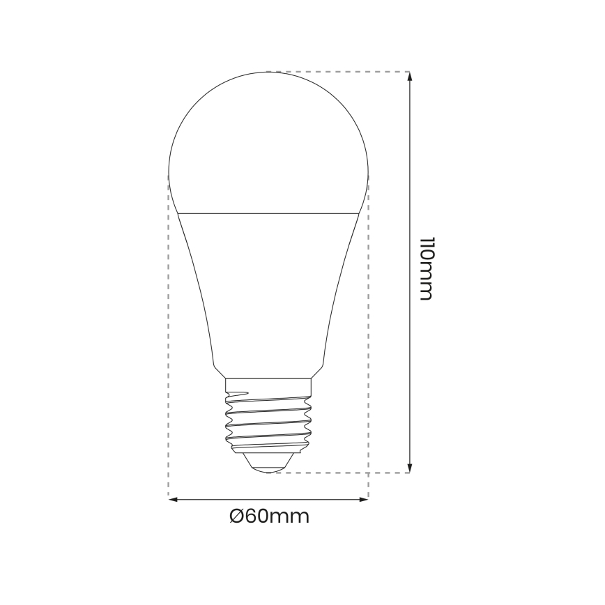 LED-pære dæmpbar RGB-farver A60 E27/8W/230V 2700-6500K Wi-Fi Tuya
