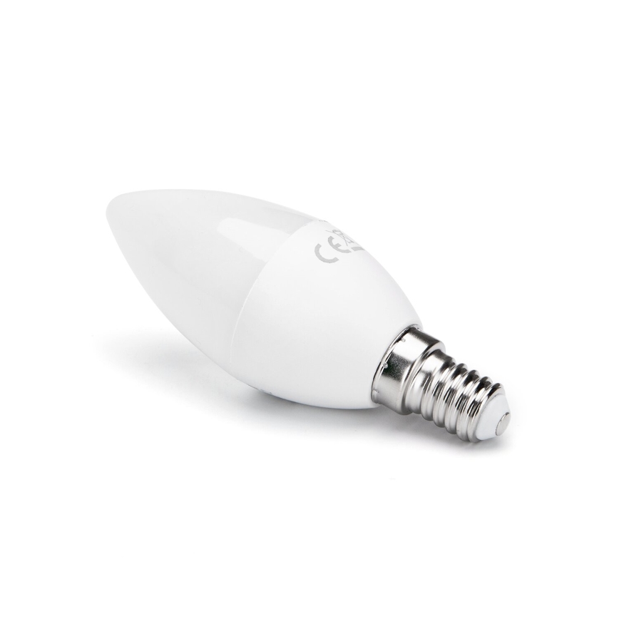 LED-pære dæmpbar RGB-farver E14/4,8W/230V 3000K + fjernbetjening - Aigostar