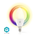 LED-pære dæmpbar RGB-farver E14/4,9W/230V Wi-Fi 2700-6500K