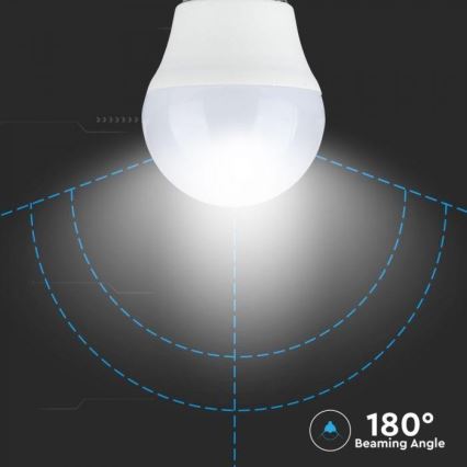 LED-pære dæmpbar RGB-farver E27/3,5W/230V 6400K + fjernbetjening