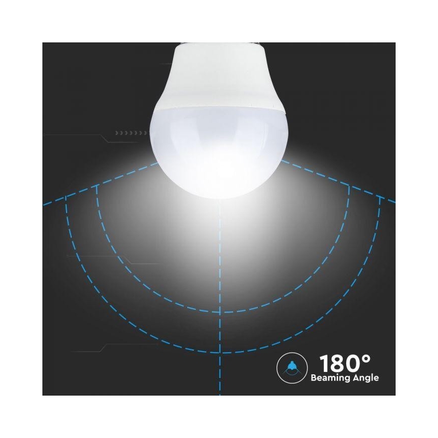 LED-pære dæmpbar RGB-farver E27/3,5W/230V 6400K + fjernbetjening