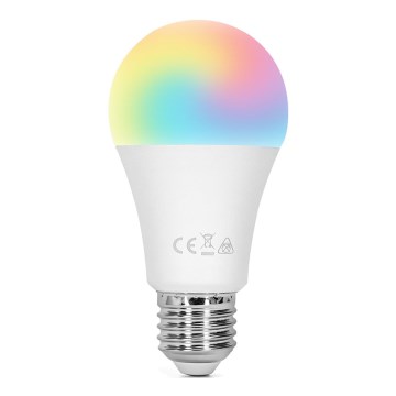 LED-pære dæmpbar RGB-farver E27/8W/230V 3000K + fjernbetjening - Aigostar