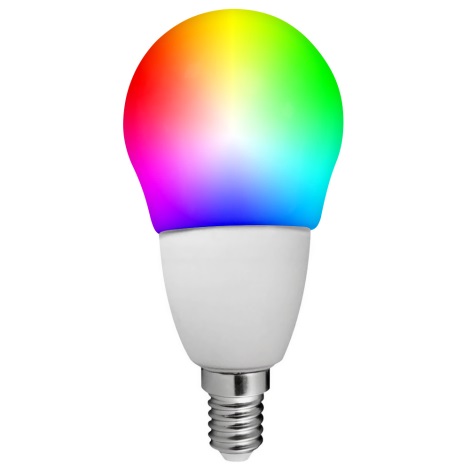 LED-pære dæmpbar RGB-farver G55 E14/4,5W/230V