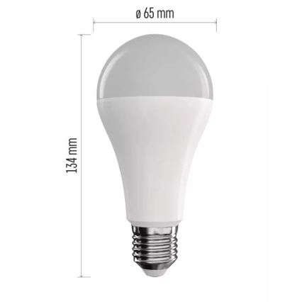 LED-pære dæmpbar RGB-farver GoSmart A65 E27/14W/230V 2700-6500K Tuya