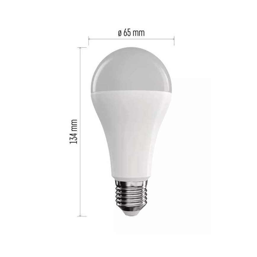 LED-pære dæmpbar RGB-farver GoSmart A65 E27/14W/230V 2700-6500K Tuya