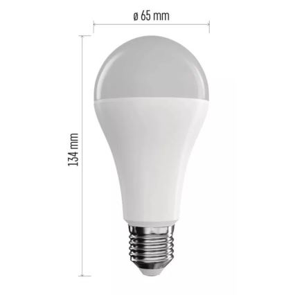 LED-pære dæmpbar RGB-farver GoSmart A65 E27/14W/230V 2700-6500K Wi-Fi Tuya