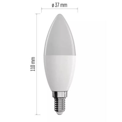 LED-pære dæmpbar RGB-farver GoSmart E14/4,8W/230V 2700-6500K Tuya