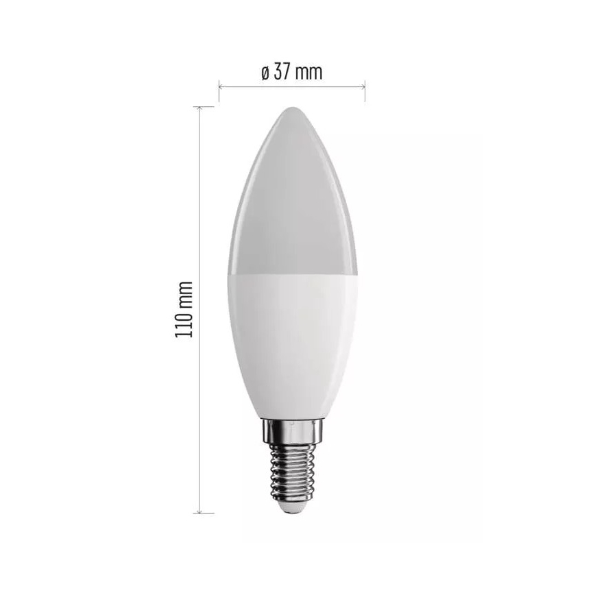 LED-pære dæmpbar RGB-farver GoSmart E14/4,8W/230V 2700-6500K Tuya