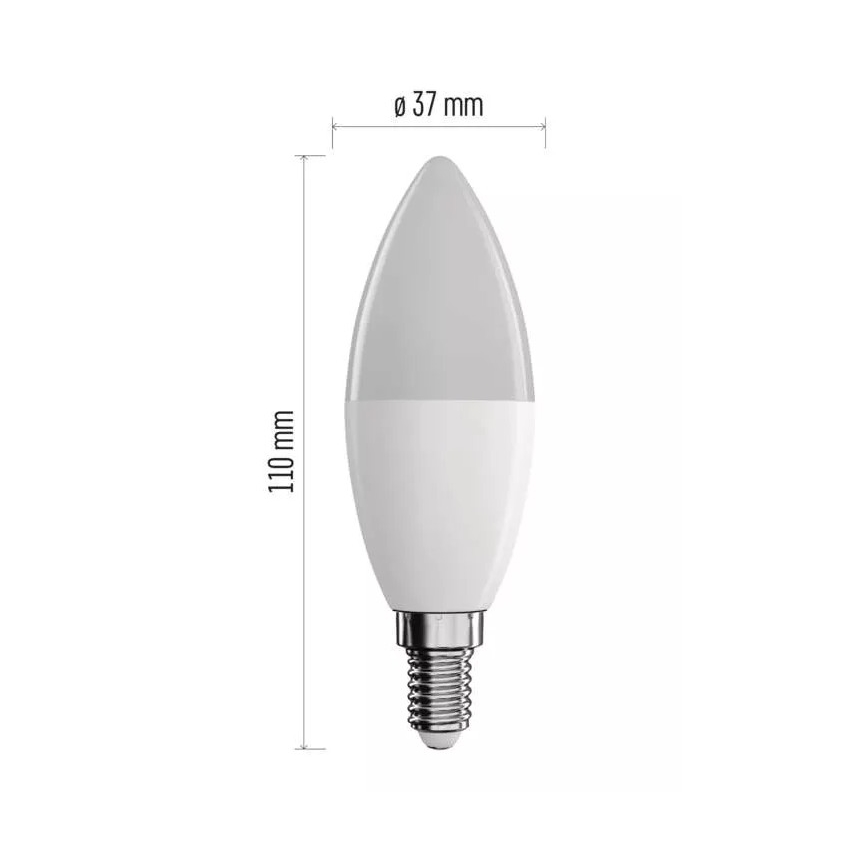 LED-pære dæmpbar RGB-farver GoSmart E14/4,8W/230V 2700-6500K Wi-Fi Tuya