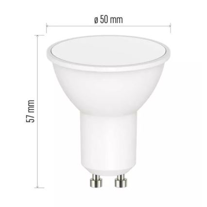 LED-pære dæmpbar RGB-farver GoSmart MR16 GU10/4,8W/230V 2700-6500K Tuya