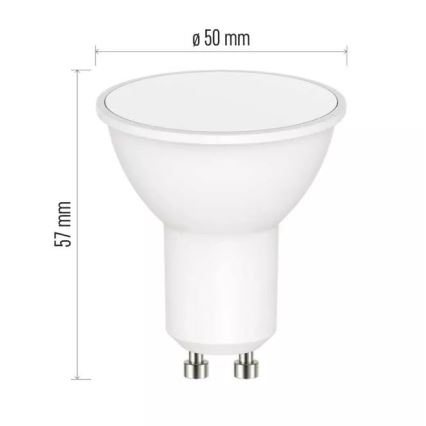 LED-pære dæmpbar RGB-farver GoSmart MR16 GU10/4,8W/230V 2700-6500K Wi-Fi Tuya