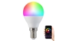 LED-pære dæmpbar RGB G45 E14/5,5W/230V 3000-6500K Wi-Fi Tuya