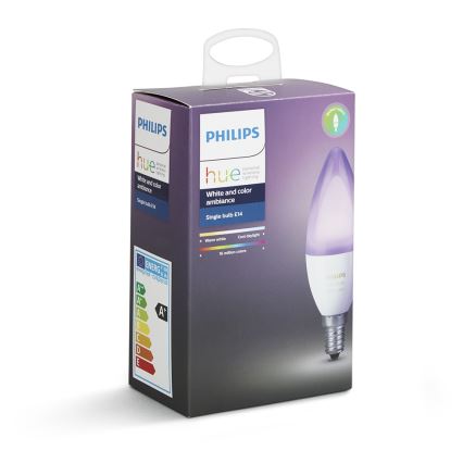 LED-pære dæmpbar RGB Philips Hue White And Color Ambience E14/6W/230V 2200-6500K