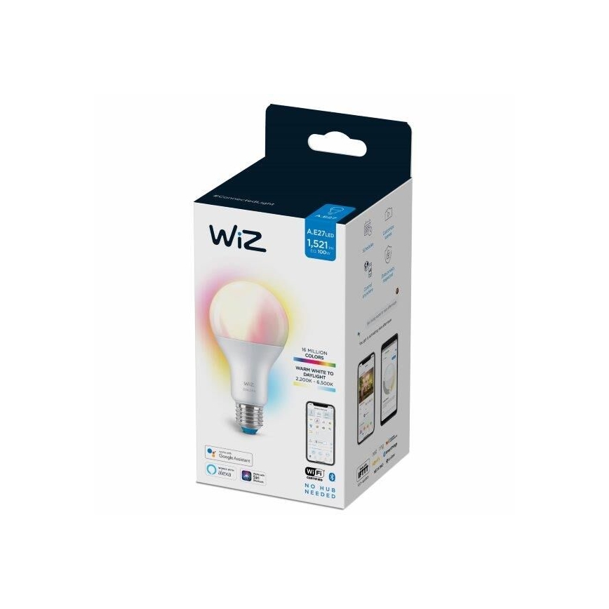 LED-pære dæmpbar RGBW-farver A67 E27/13W/230V 2200-6500K CRI 90 Wi-Fi -WiZ