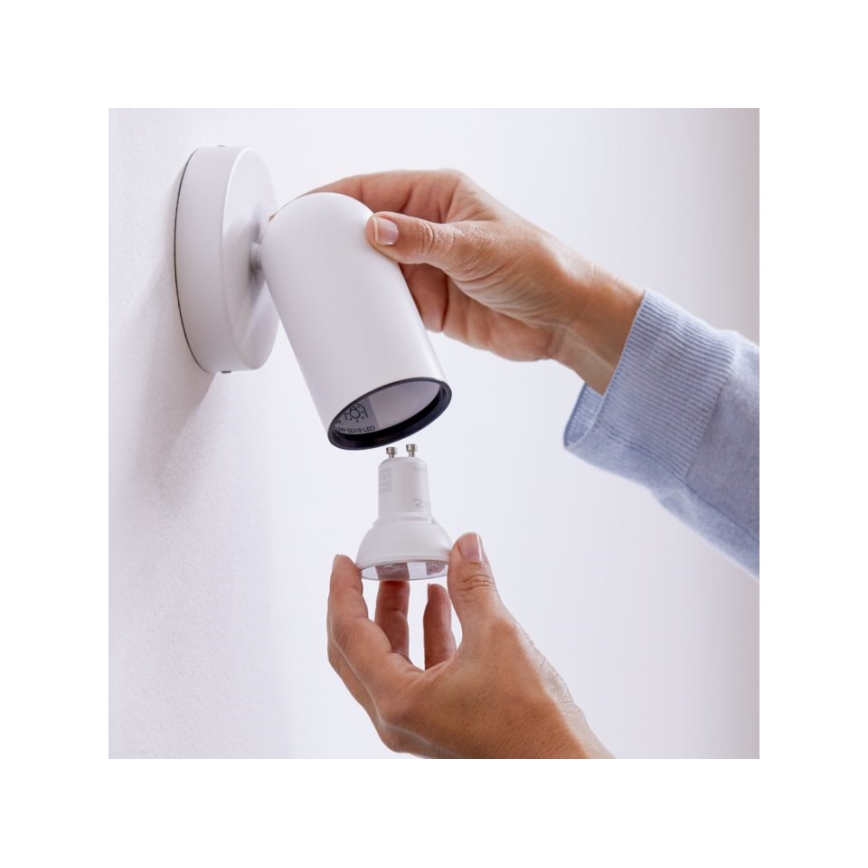 LED-pære dæmpbar RGBW-farver PAR16 GU10/4,7W/230V 2200-6500K CRI 90 Wi-Fi - WiZ