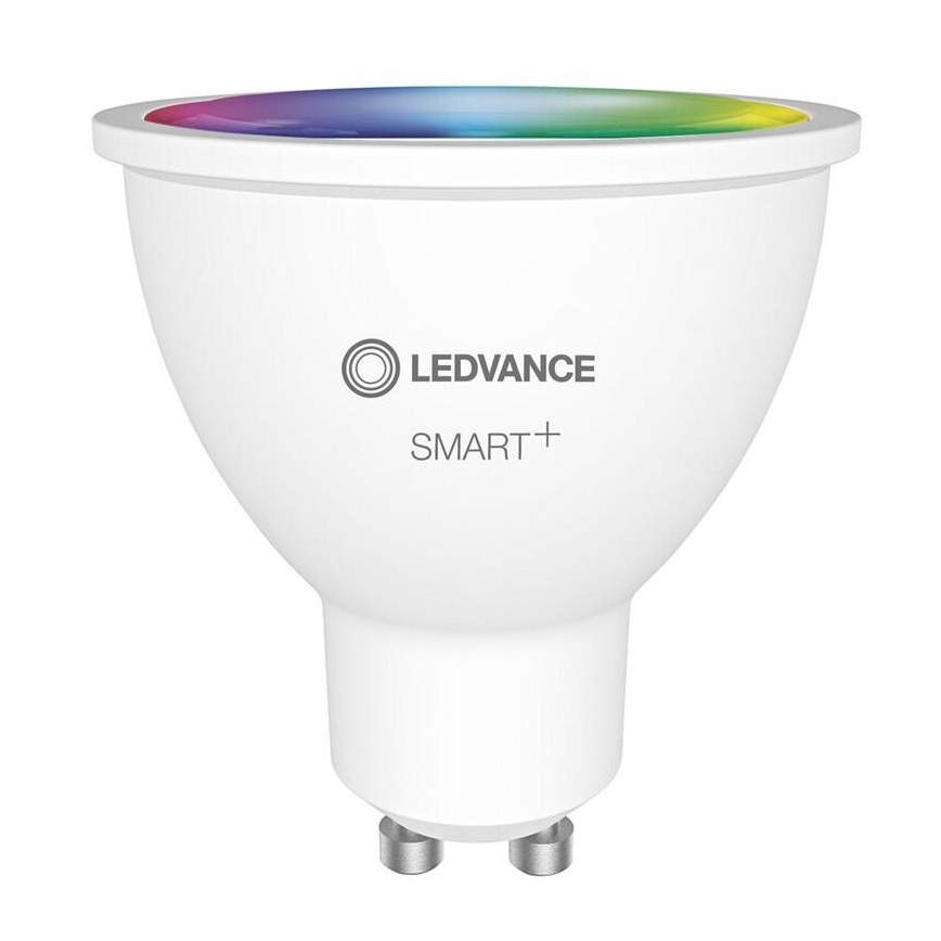 LED-pære dæmpbar RGBW-farver SMART+ GU10/5W/230V 2700K-6500K Wi-Fi - Ledvance