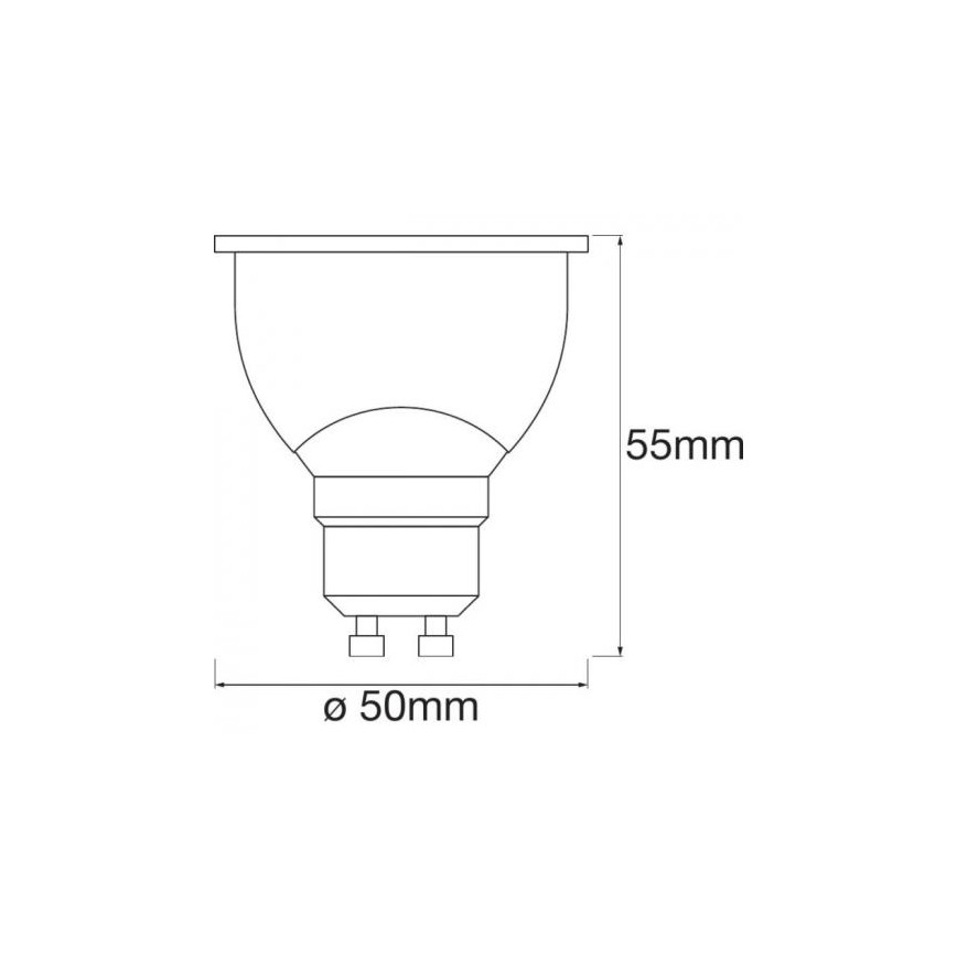 LED-pære dæmpbar RGBW-farver SMART+ GU10/5W/230V 2700K-6500K Wi-Fi - Ledvance