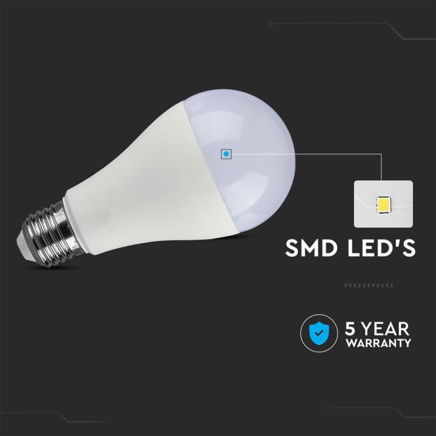LED-pære dæmpbar SAMSUNG CHIP A65 E27/17W/230V 4000K