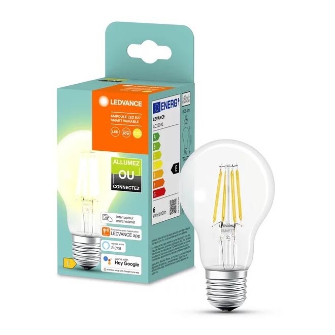 LED-pære dæmpbar SMART+ A60 E27/6W/230V 2700K  - Ledvance