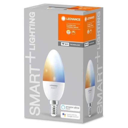 LED-pære dæmpbar SMART+ E14/5W/230V 2700K-6500K Wi-Fi - Ledvance