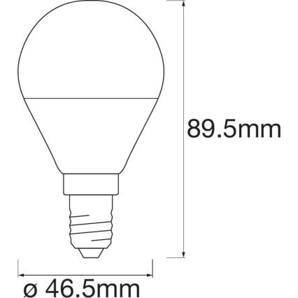 LED-pære dæmpbar SMART+ E14/5W/230V 2700K-6500K Wi-Fi - Ledvance