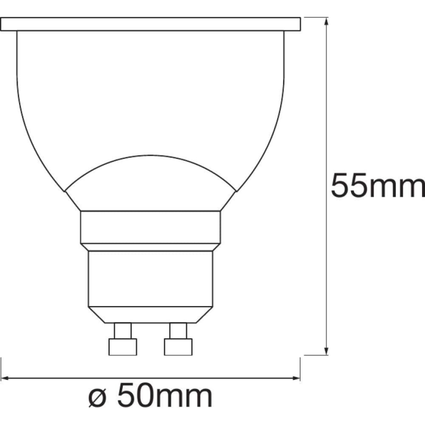 LED-pære dæmpbar SMART+ GU10/5W/230V 2700K Wi-Fi - Ledvance