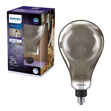 LED-pære dæmpbar SMOKY VINTAGE Philips A160 E27/6,5W/230V 4000K