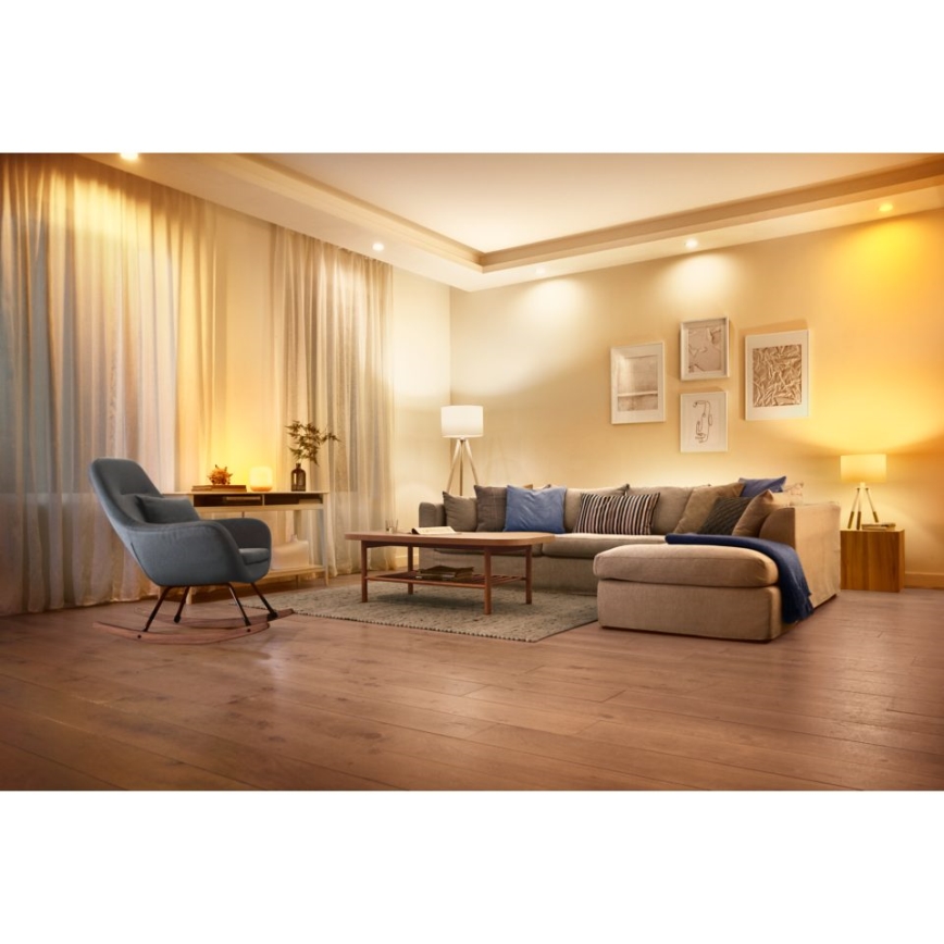 LED-pære dæmpbar FILAMENT ST64 E27/6,7W/230V 2700-6500K CRI 90 Wi-Fi - WiZ