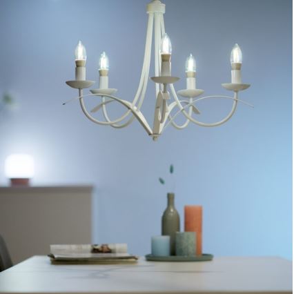 LED-pære dæmpbar VINTAGE FILAMENT C35 E14/4,9W/230V 2000-5000K CRI 90 Wi-Fi - WiZ