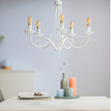 LED-pære dæmpbar VINTAGE FILAMENT C35 E14/4,9W/230V 2000-5000K CRI 90 Wi-Fi - WiZ