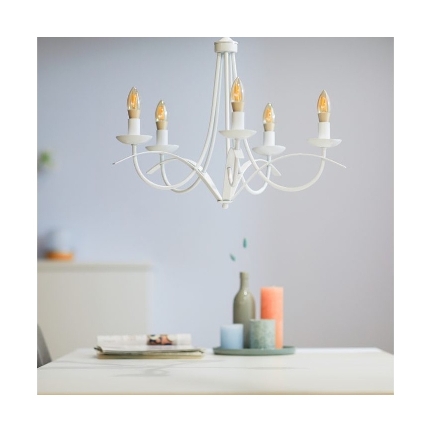 LED-pære dæmpbar VINTAGE FILAMENT C35 E14/4,9W/230V 2000-5000K CRI 90 Wi-Fi - WiZ