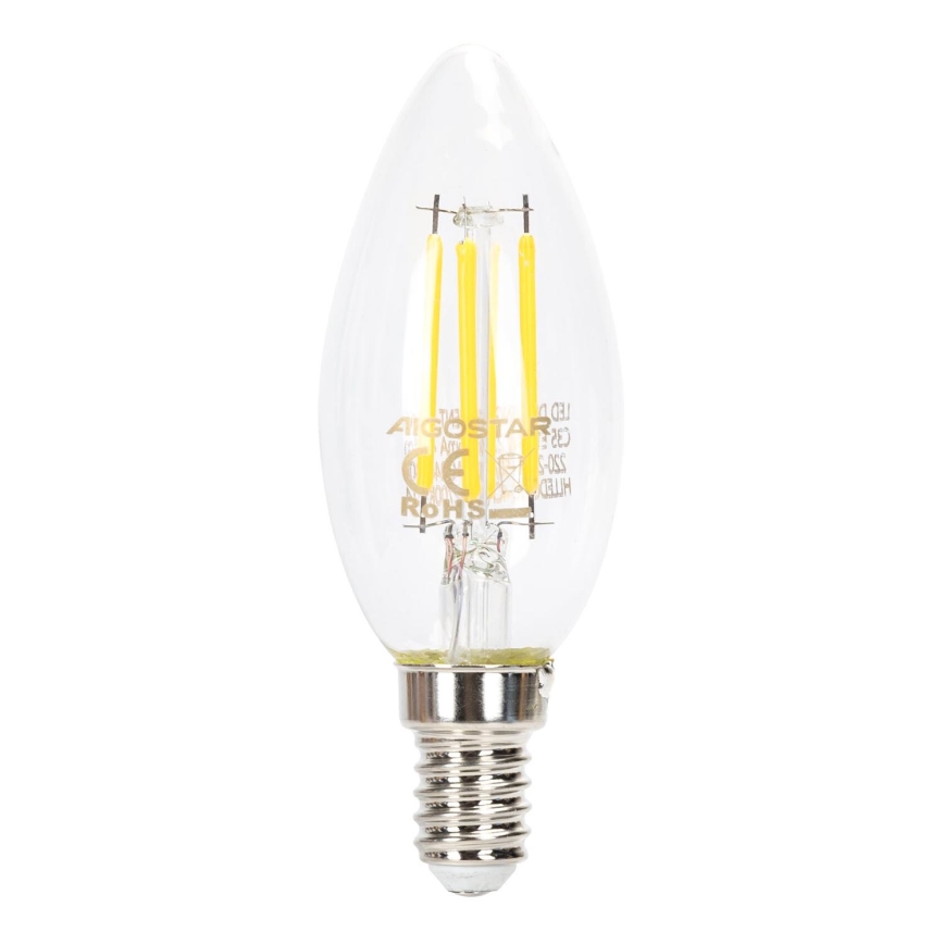 LED-pære dæmpbar VINTAGE C35 E14/4W/230V 6500K - Aigostar