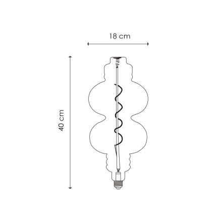 LED-pære dæmpbar VINTAGE EDISON E27/4W/230V 2200K CRI 90