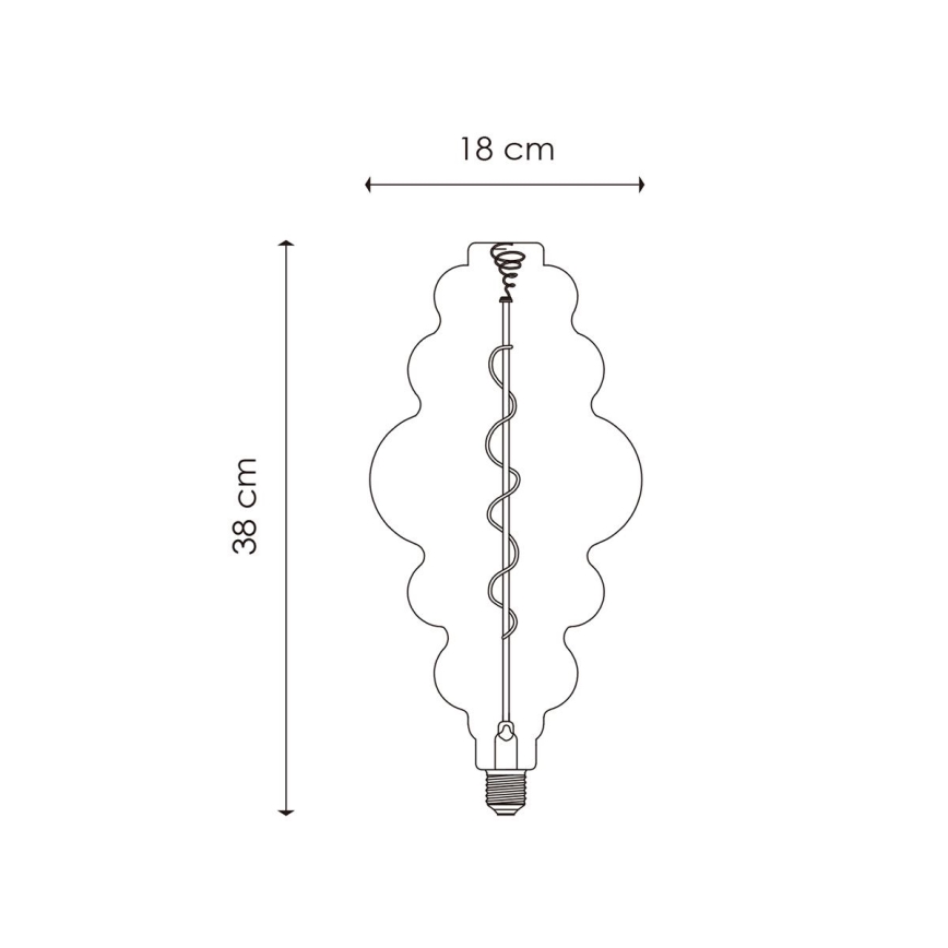 LED-pære dæmpbar VINTAGE EDISON E27/4W/230V 3000K CRI 90