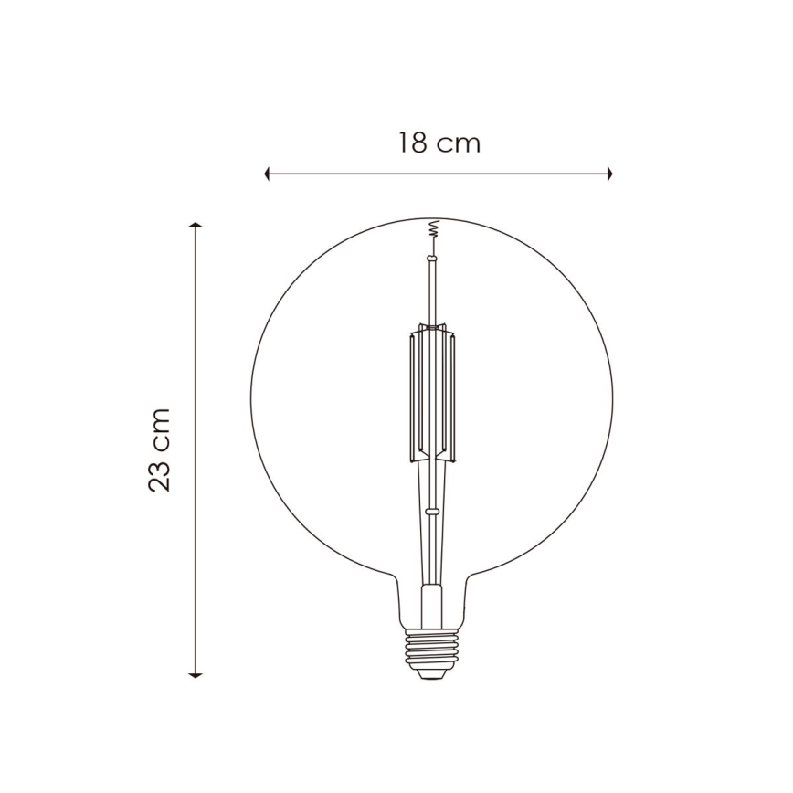LED-pære dæmpbar VINTAGE EDISON G180 E27/4W/230V 2700K