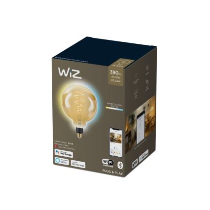 LED-pære dæmpbar VINTAGE FILAMENT G200 E27/6W/230V 2000-5000K CRI 90 Wi-Fi - WiZ